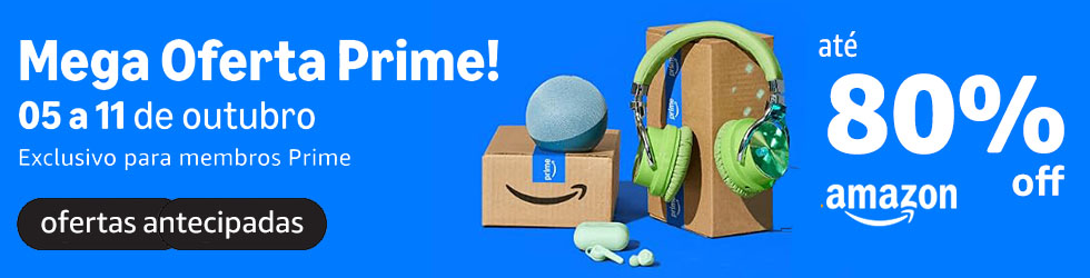 Banner Amazon - Mega Oferta Prime